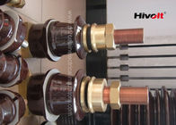 Цвет 1кВ 2000А Брауна втулок трансформатора на открытом воздухе фарфора высоковольтный